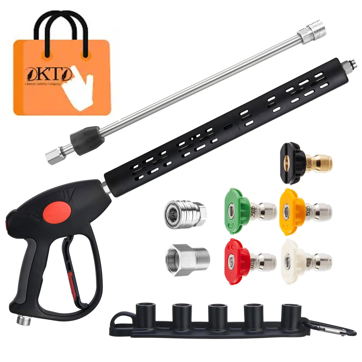 Replacement Pressure Washer Gun with Extension Wand, M22, 40 Inch