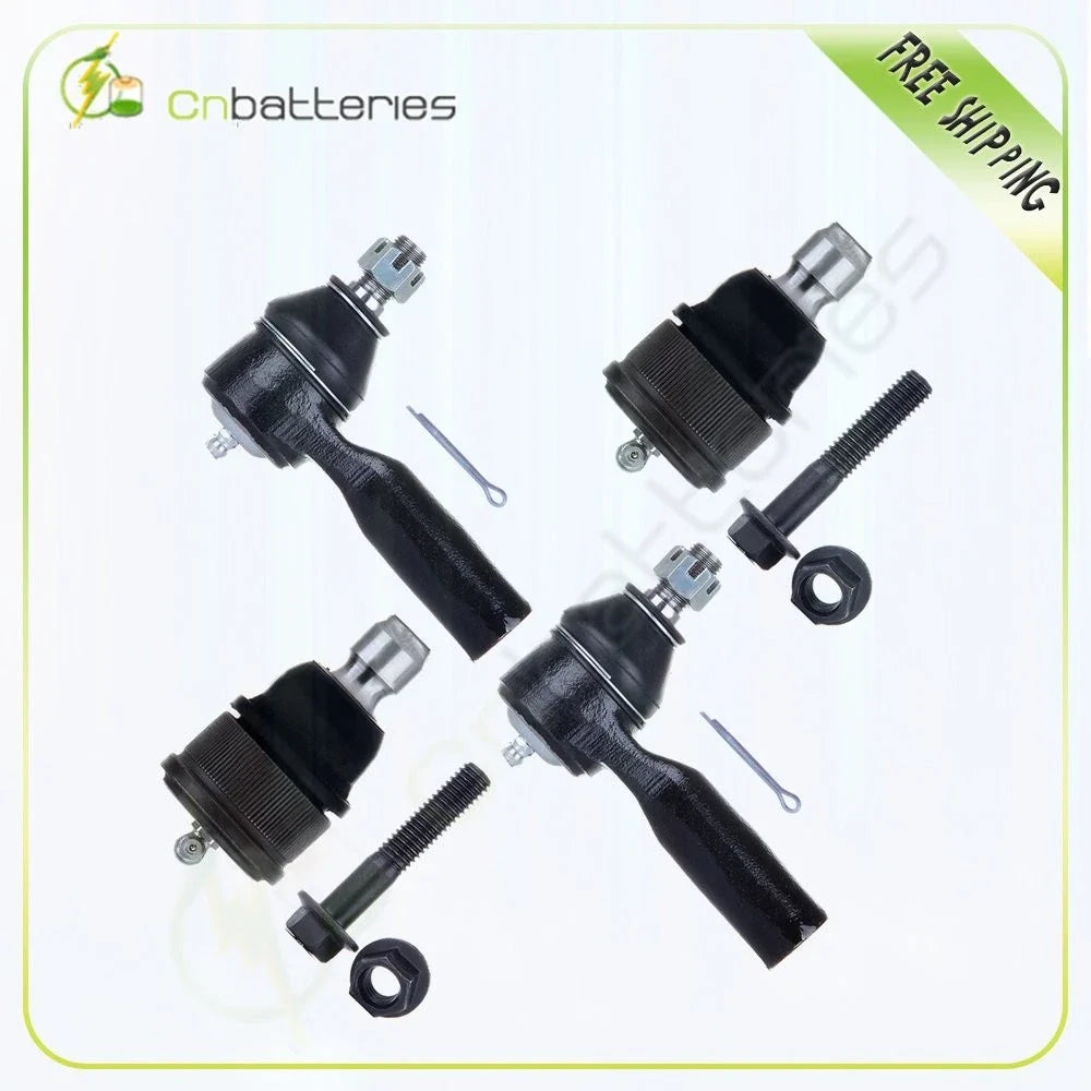 2X Lower Ball Joint & 2X Outer Tie Rod Ends for Ford Escape (2001–2007)