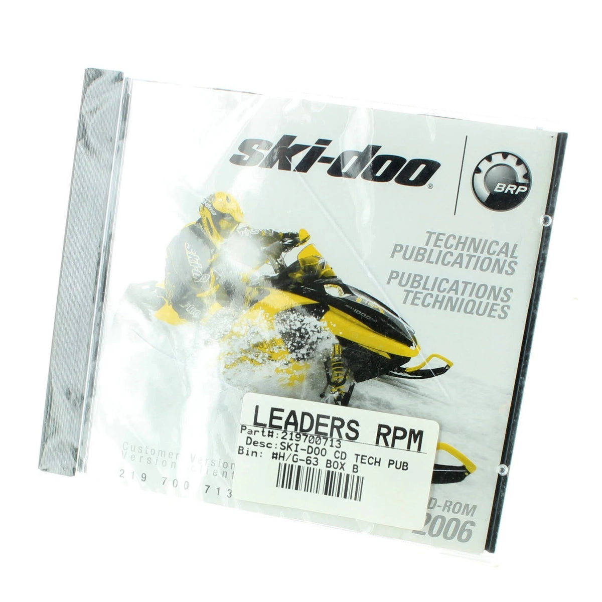 Technical Publications Manual CD-ROM for Ski-Doo (2006) 219700713