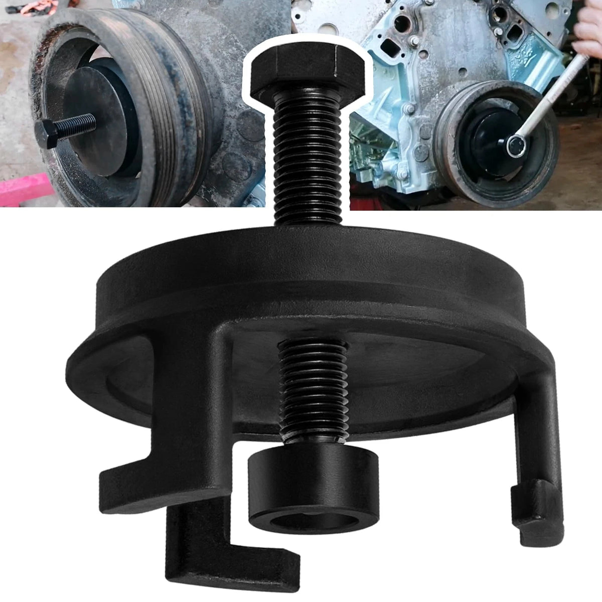 Harmonic Balancer Puller for GM LS Crank Pulley