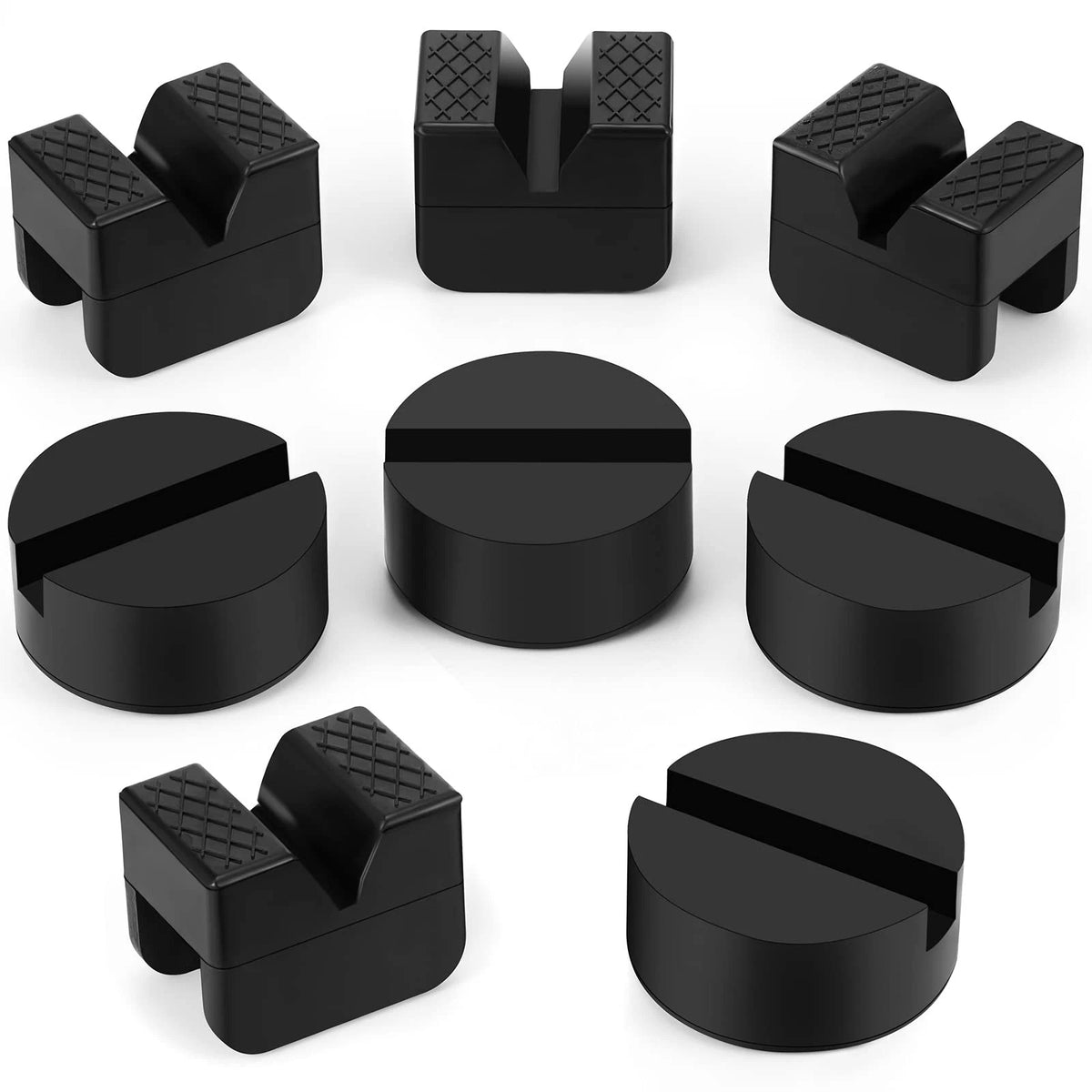 8 Pcs Rubber Jack Stand Pads for Floor Jack Adapter Pinch Welds