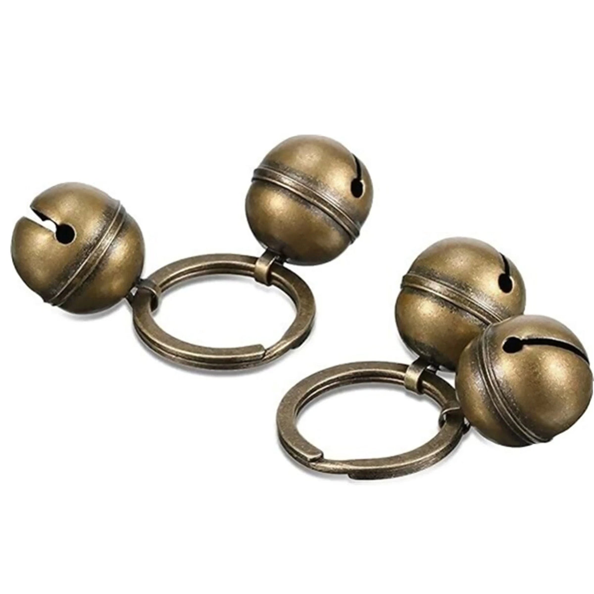 2 Pack Dog Cat Collar Bells - Brass Loud Pet Bell Accessories