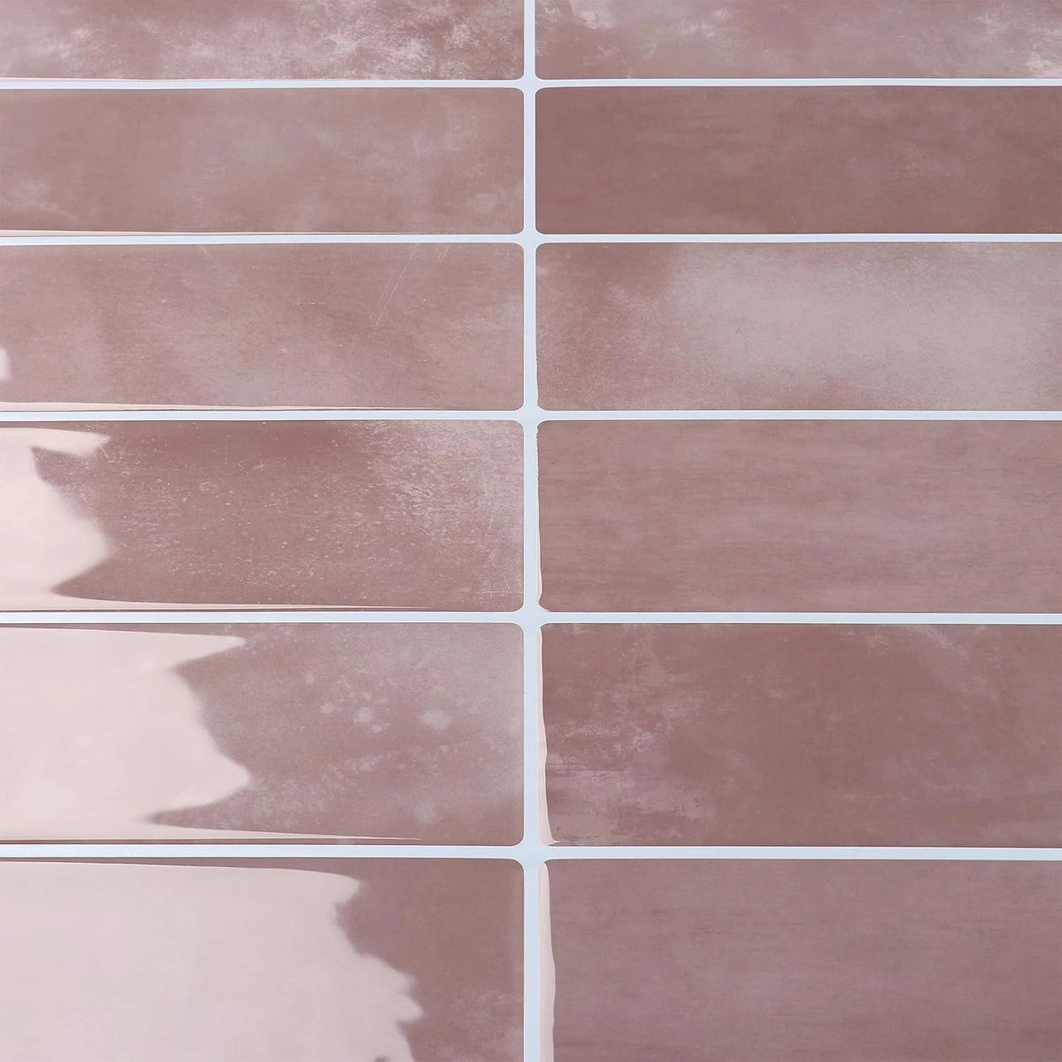 Pink Marble Peel and Stick Backsplash for Kitchen Tiles (12"x12")