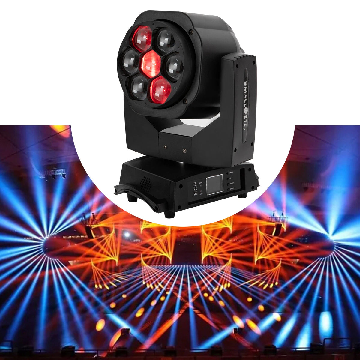 RGBW Bee Eye 7x15W Moving Head Stage Light for DJ Party Show