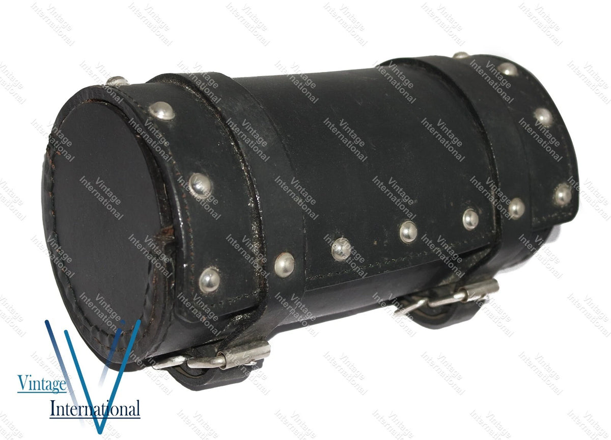 Universal Fork Leatherette Tool Roll for Motorcycle Saddlebag Handlebar
