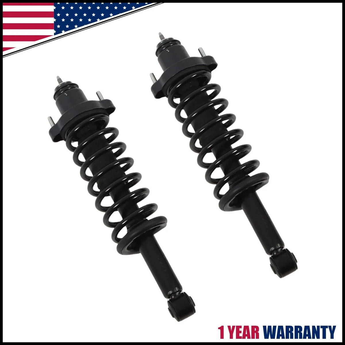 2 Rear Suspension Strut and Coil Spring for Mitsubishi Outlander (2011–2020)