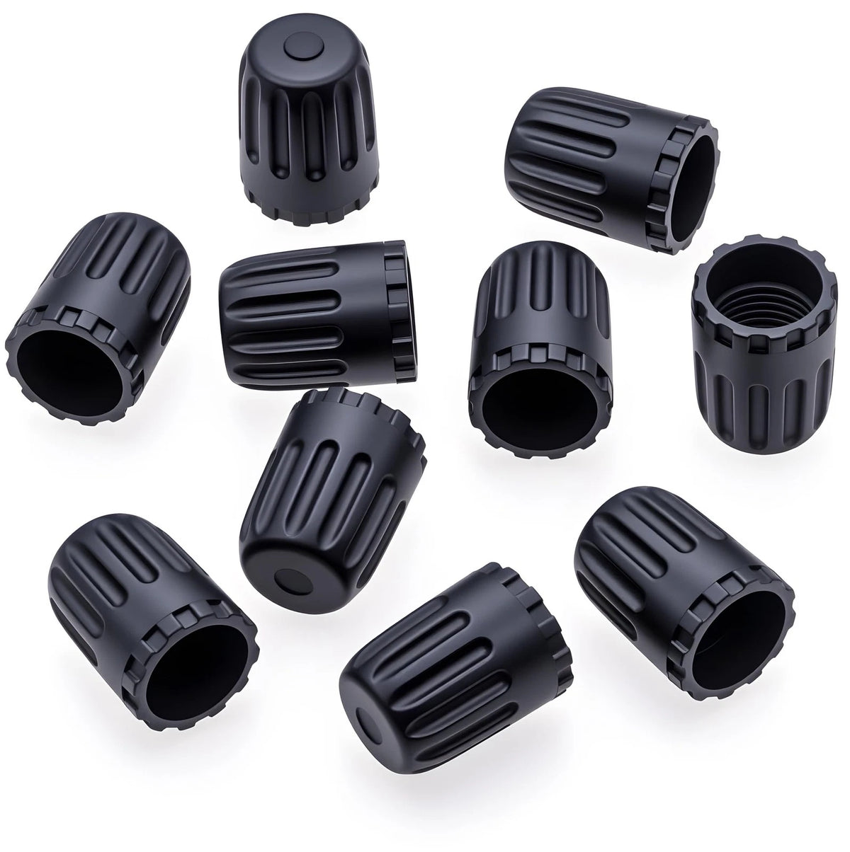 10X TPMS Plastic Tire Valve Stem Caps for Wheel Model-E
