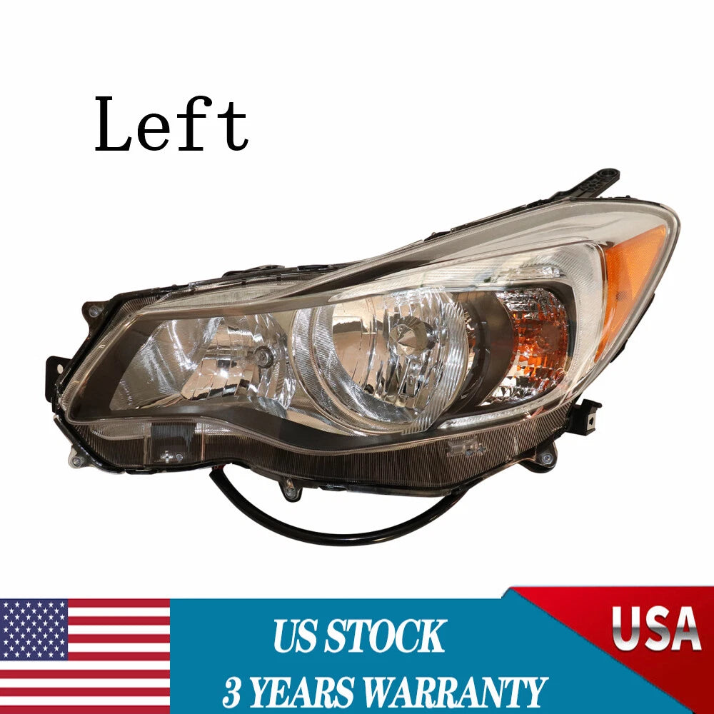 Halogen Headlight Left Driver Side for Subaru Crosstrek (2016–2017) 84001FJ550, SU2502167