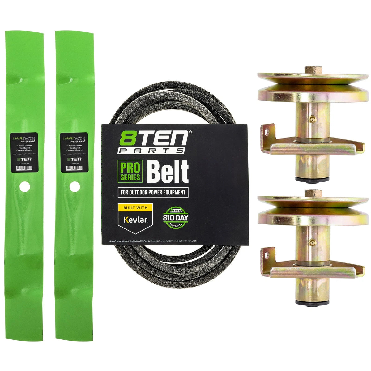 Blade Belt Spindle Kit for SABO (AM121324, AM126225, GY00038, M145969)