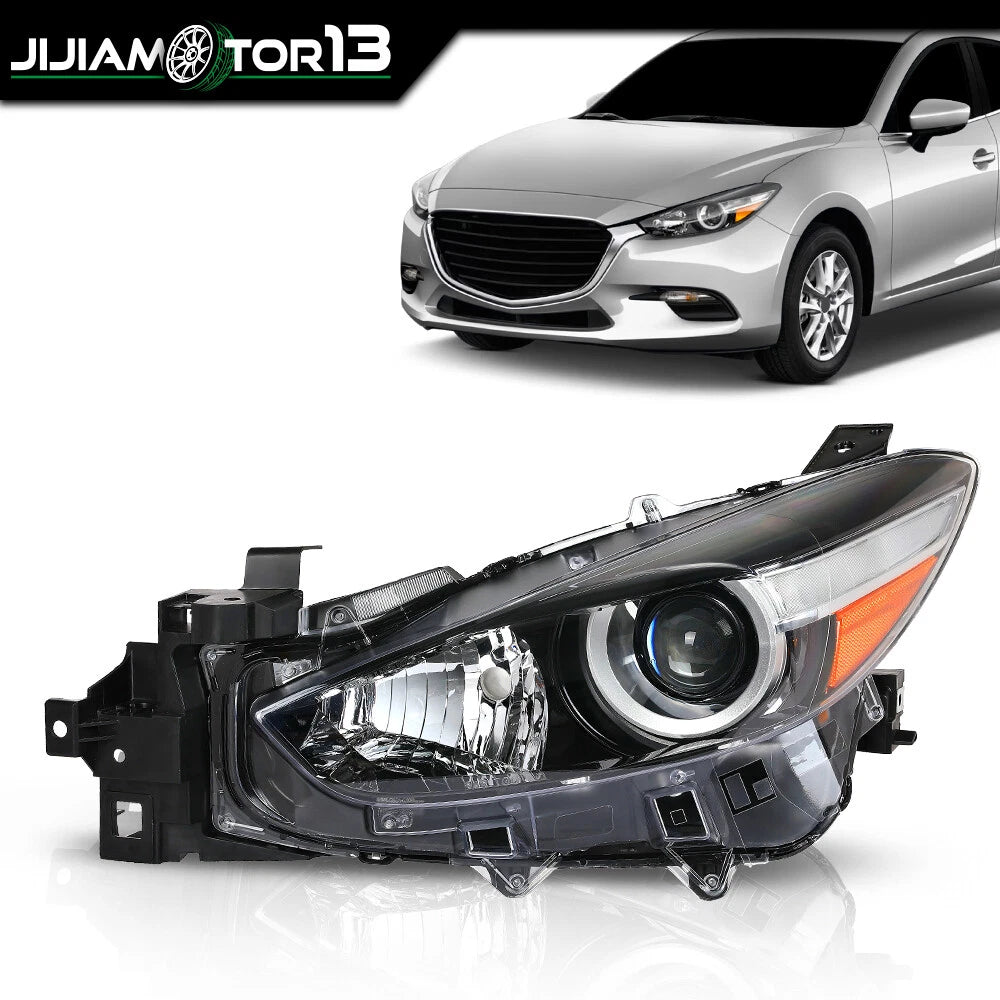 Set of 2 Halogen Headlights for Mazda 3 (2017–2018) jijia101207