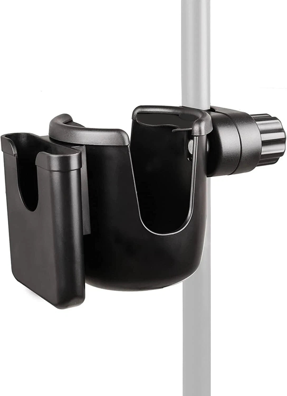 2X Mic Stand Cup Holder with Phone Holder for Universal Use