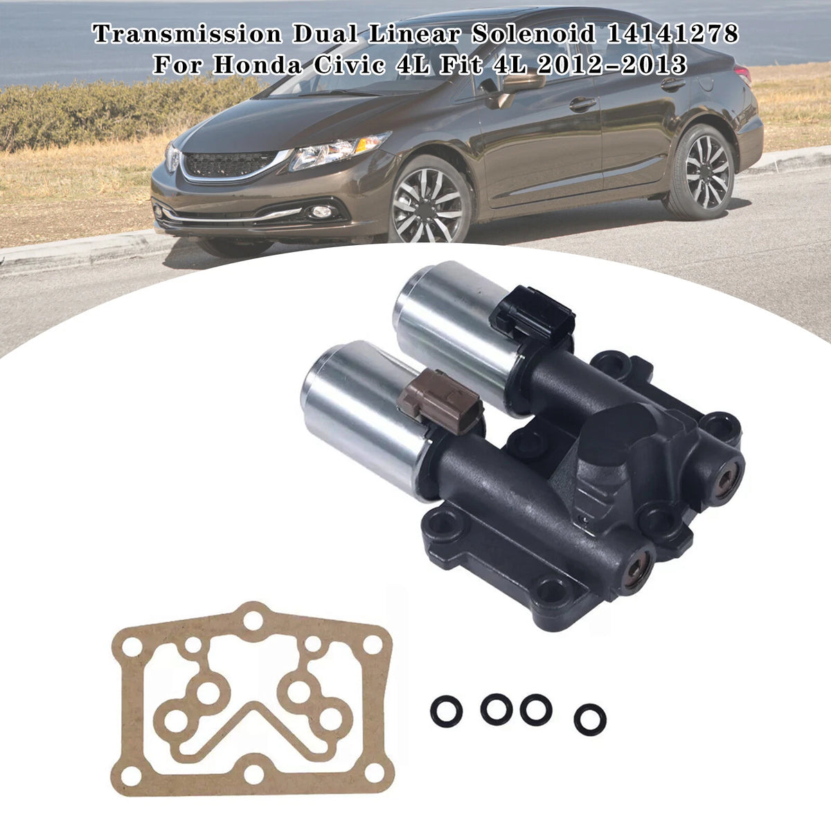 Transmission Dual Linear Solenoid 14141278 for Honda Civic (2012–2013)