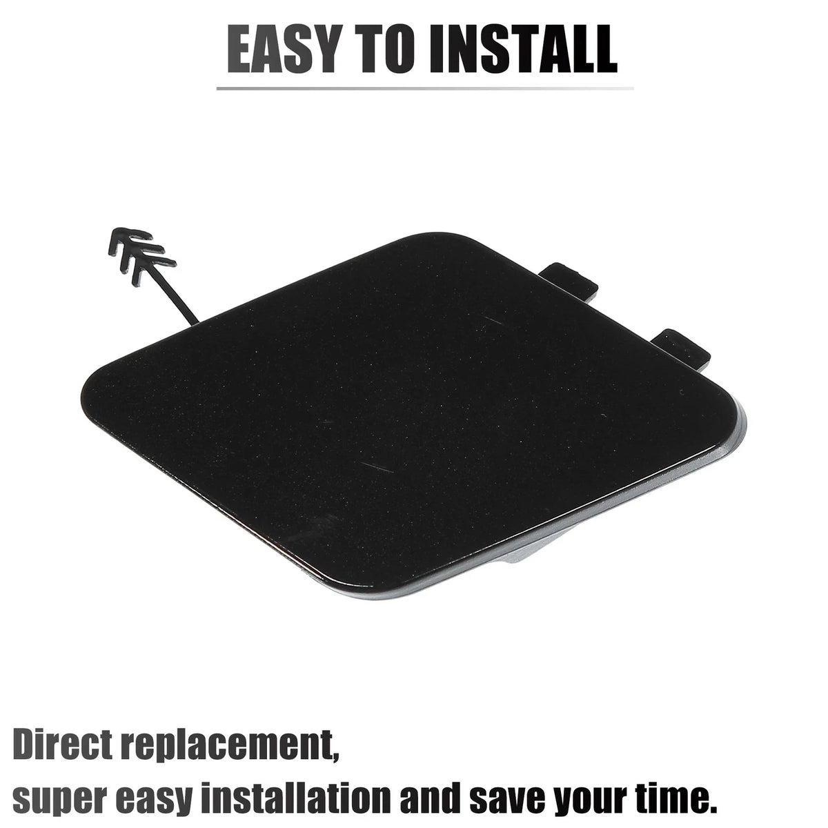 Tow Hook Cover for Audi Q3 (2015–2021) Black