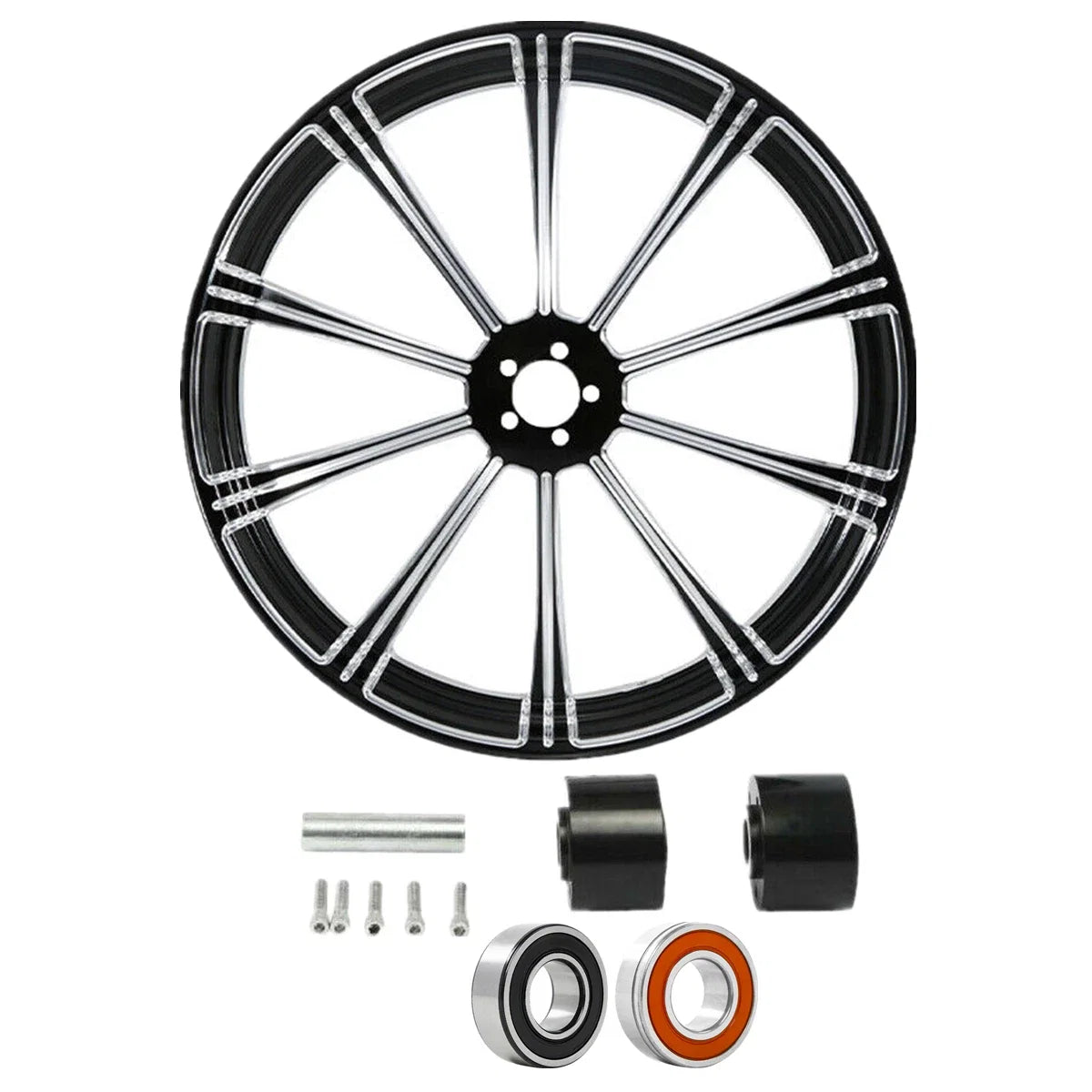 30" Front Wheel Rim with Dual Wheel Hub for Harley Electra Glide (2008–2023)