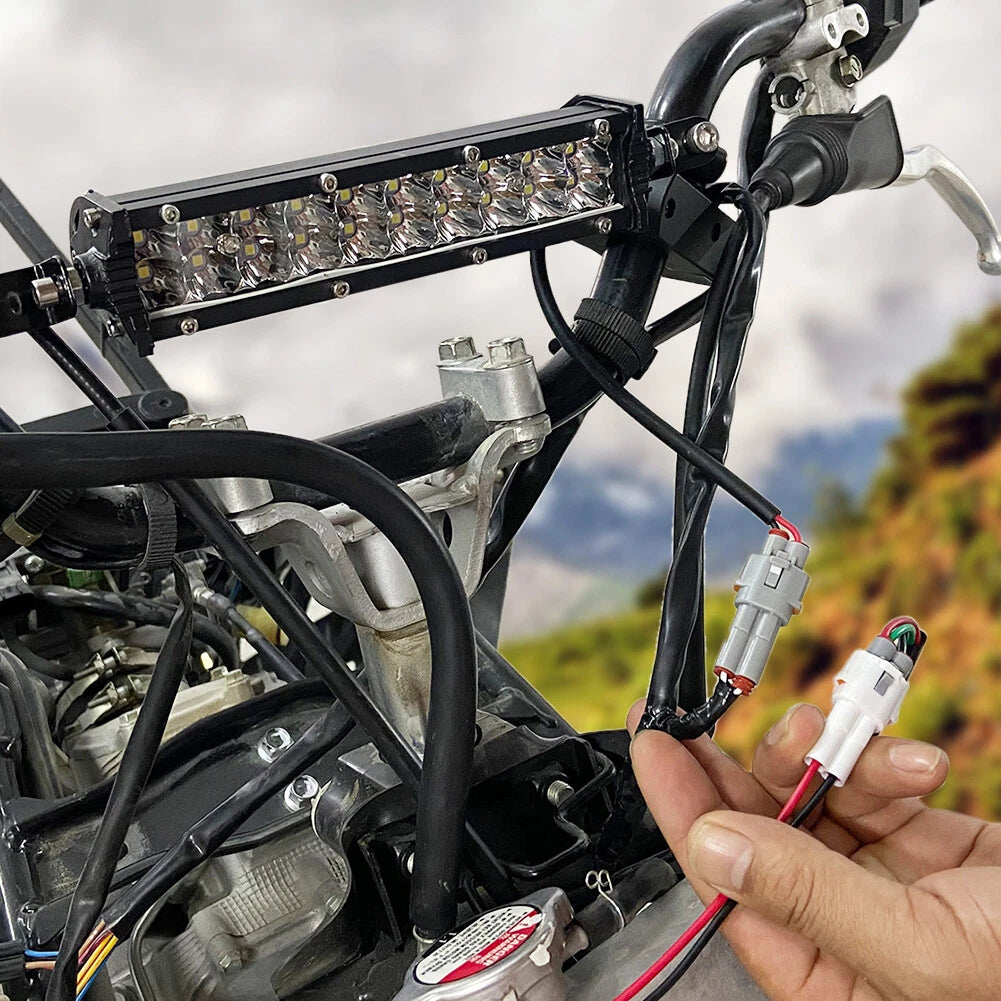 LED Headlight Light Bar Switch Kit for Honda TRX250X TRX90X (2018–2021, 1994–2022)
