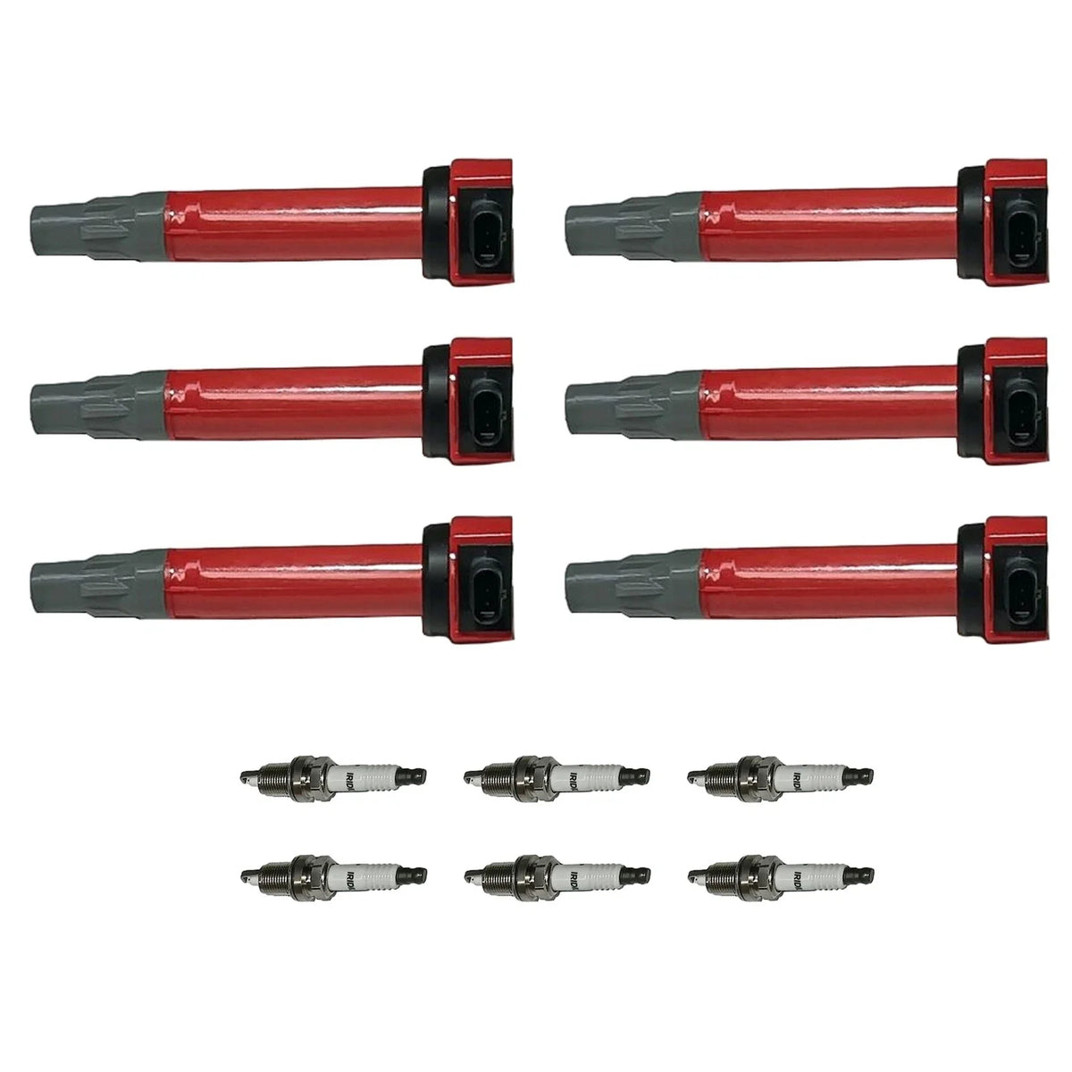 6X Ignition Coil & Iridium Spark Plug for Dodge Chrysler 3.5L 4.0L (2000–2010)