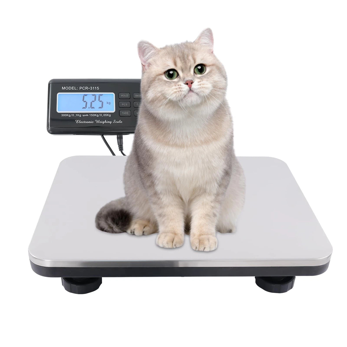 Digital Pet Scale for Cats and Dogs (600 lbs Capacity)