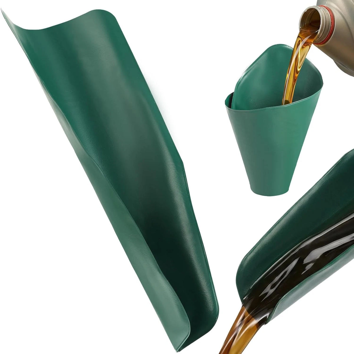 Reusable Flexible Oil Drain Funnel for Various Makes and Models