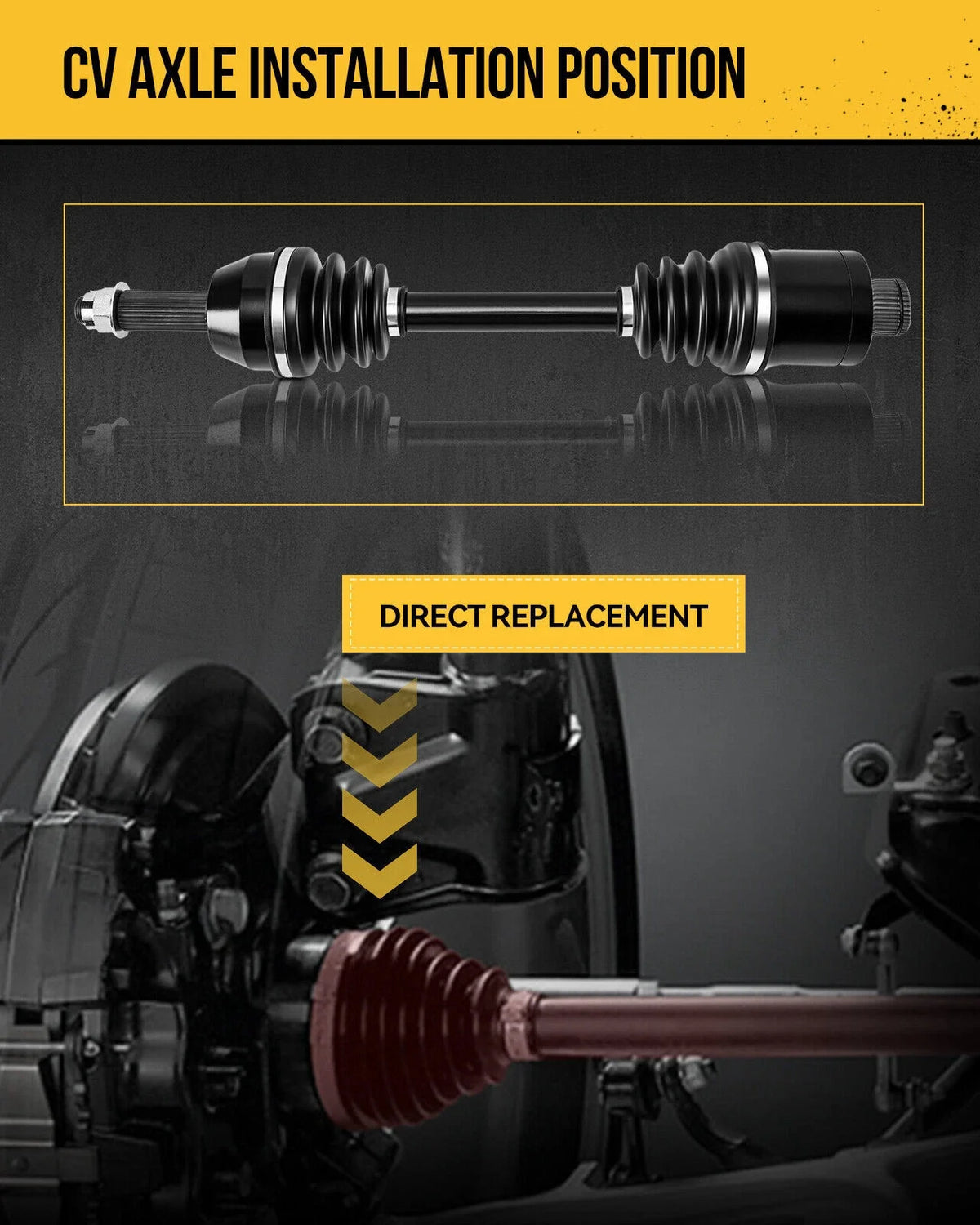 Front CV Axle Assembly for Subaru Outback (2010–2014) Forester (2014–2014)