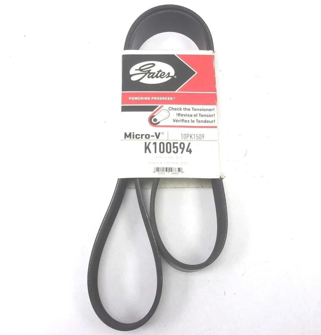Serpentine Micro-V Belt 10PK1509 for Gates (K100594)