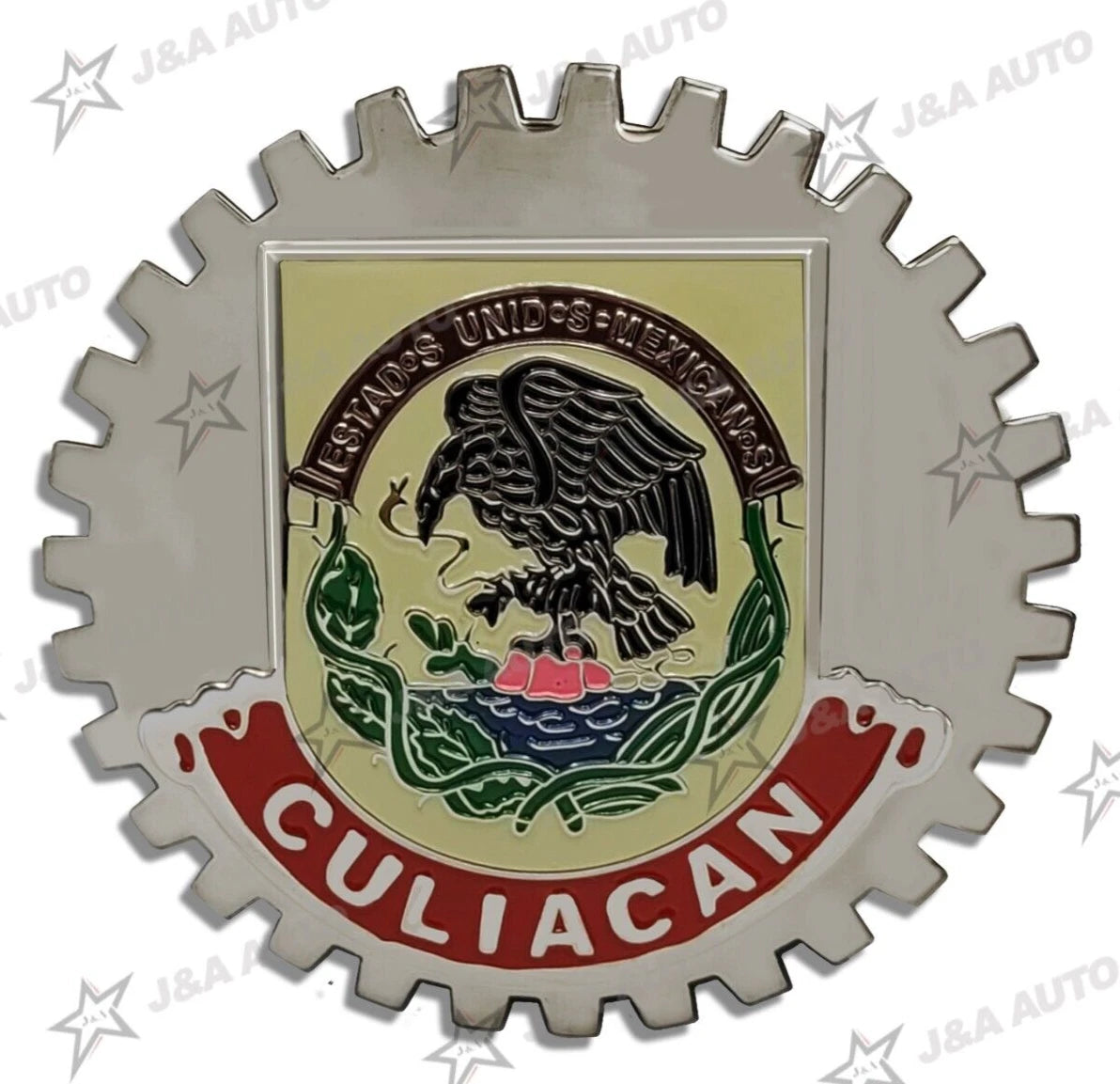 Chrome Front Grill Badge for (EB407)