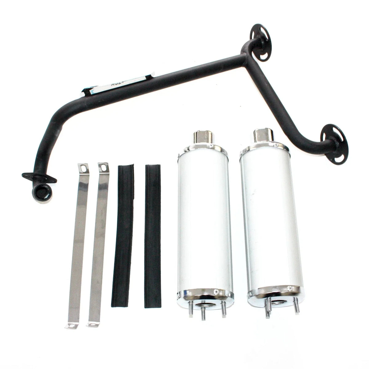 Twin Exhaust Pipe Set for 110cc Dinosaur Style Quad ATV