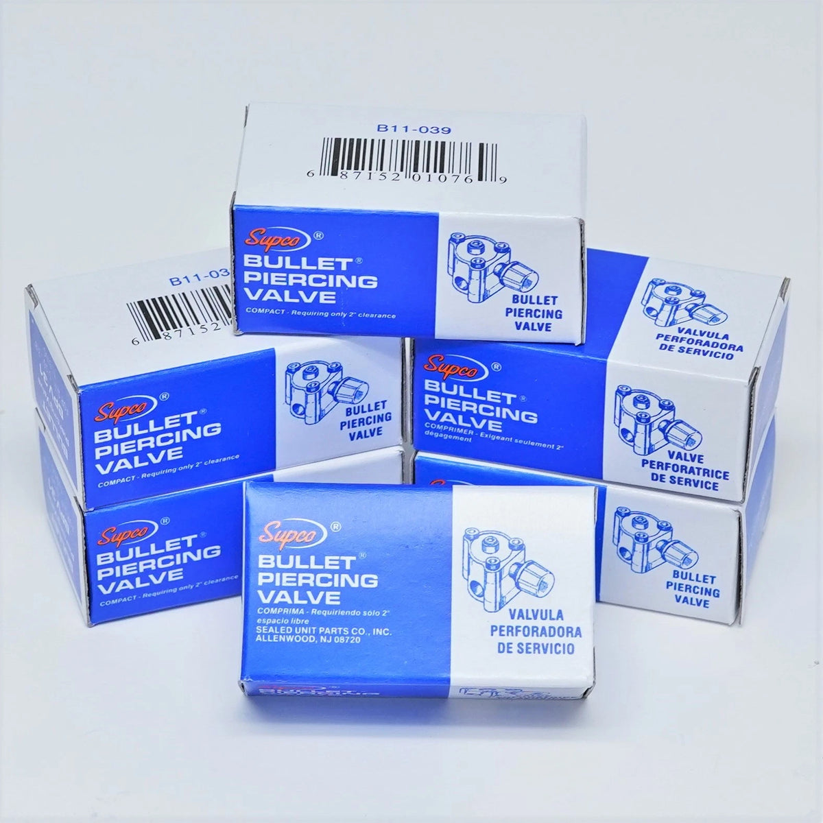 6 Pack Bullet Piercing Valve for 1/4" 5/16" & 3/8" Tubing