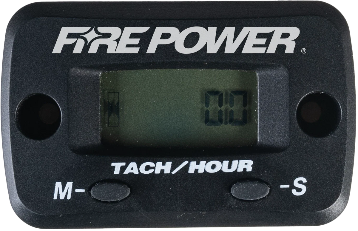Fire Power RL-HM068 Hour Meter Tachometer for 2/4 Cycle Engines