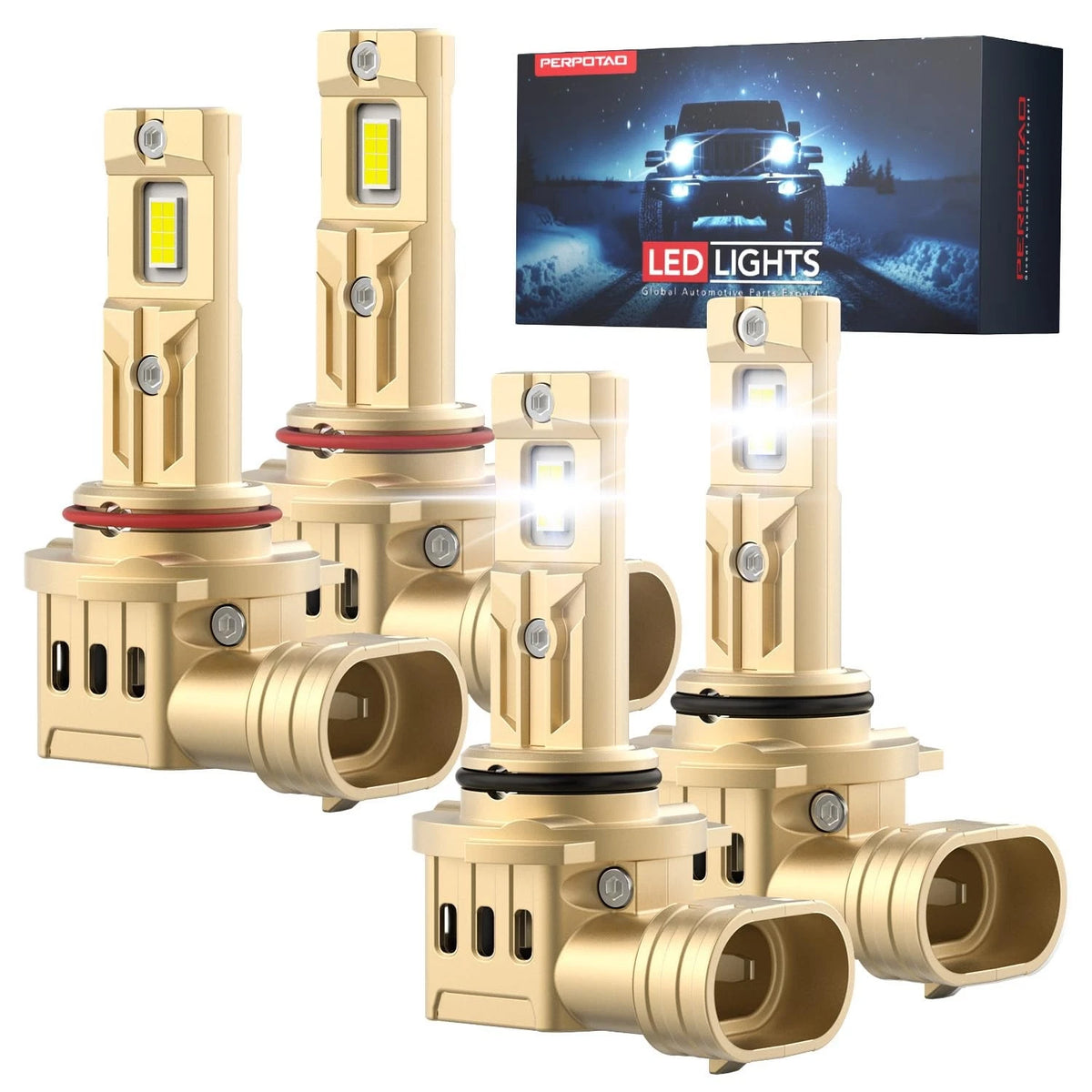 4X UltraBright Mini Halogen Bulbs 6000K IP68 (No Part Numbers)