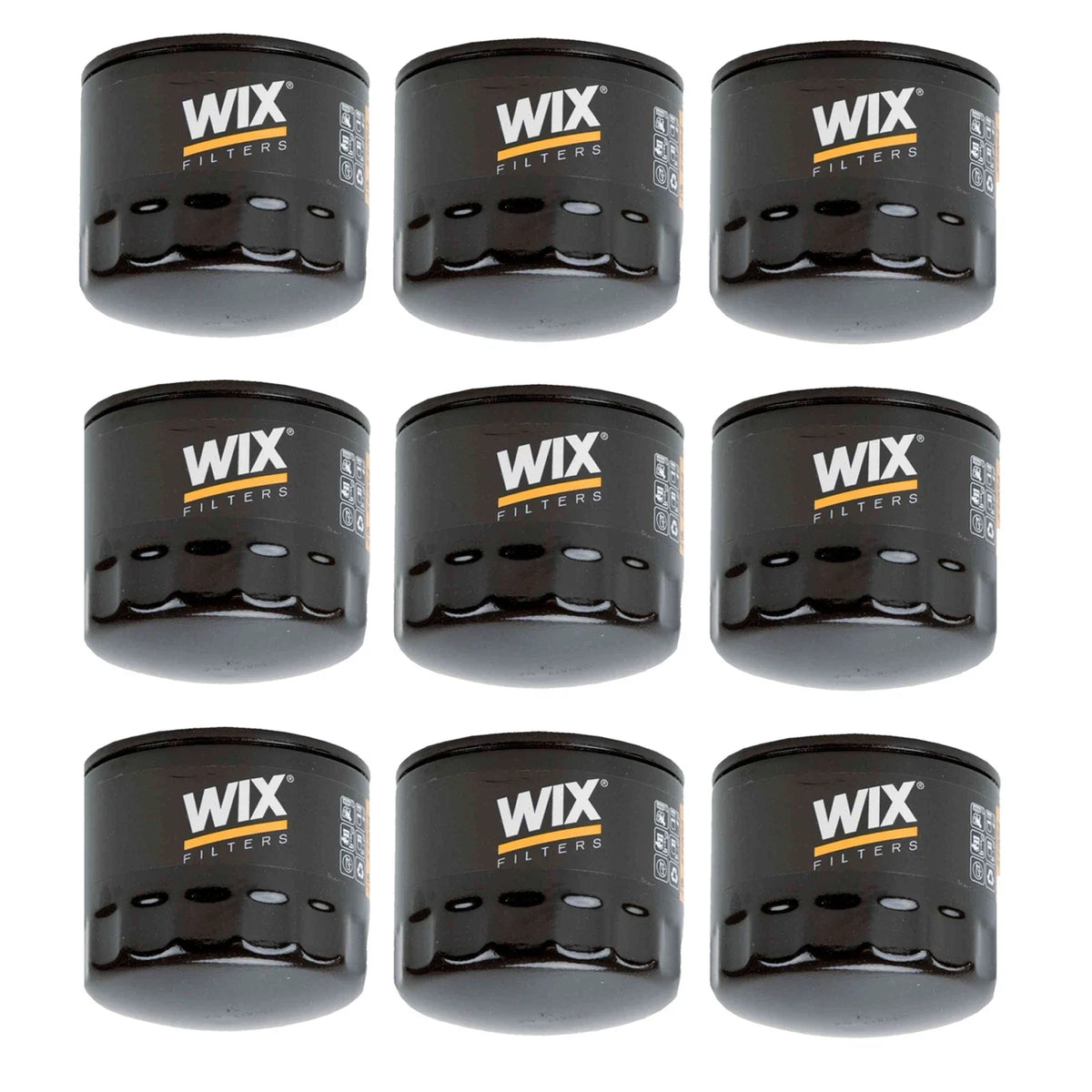 Set of 9 Wix 51064 Engine Oil Filters for (Spin-On)