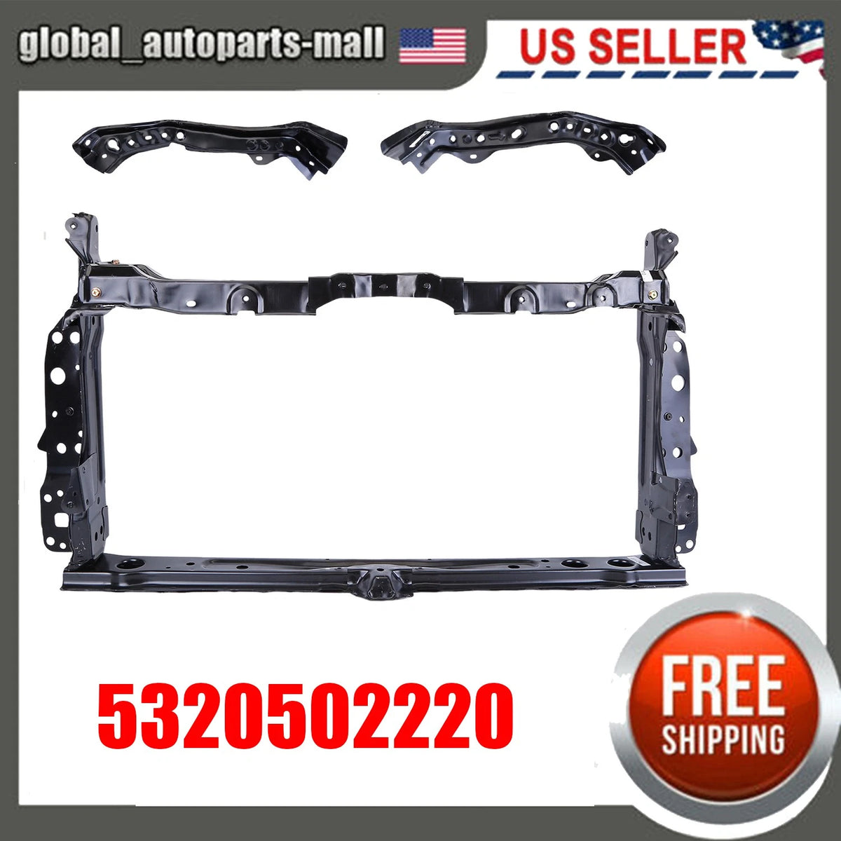 Radiator Support Core Assembly Frame for Toyota Corolla Sedan (2019–2023) 5320502220