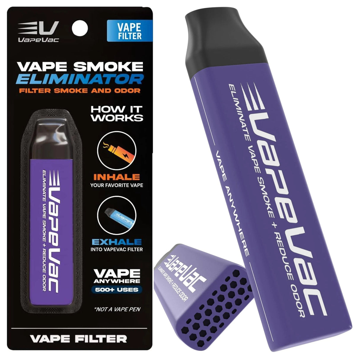 Pocket-Sized Personal Air for VapeVac (1 Pack) - Purple