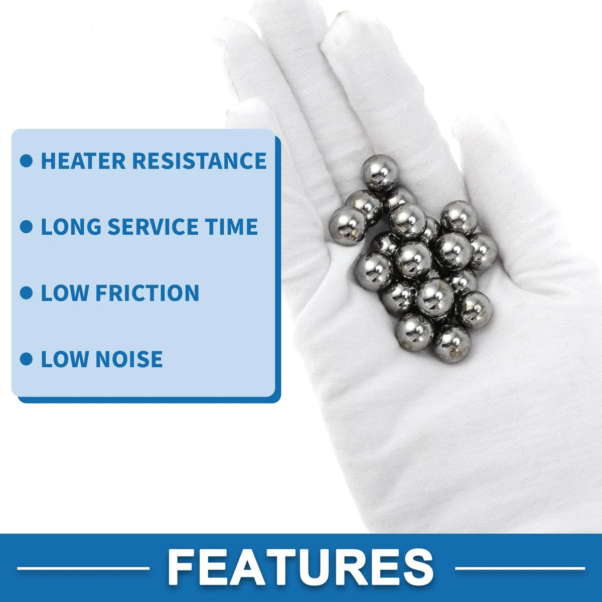 Set of 20 Steel Ball Bearings G100 12.0mm Precision