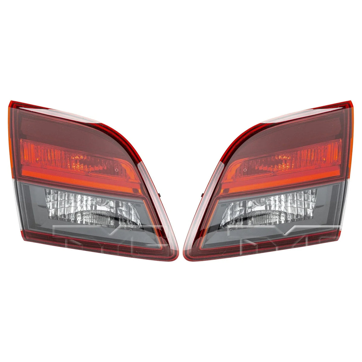 Set of 2 TYC Inner Tail Light Lamp Assemblies for Mazda CX-9 (2007–2015)