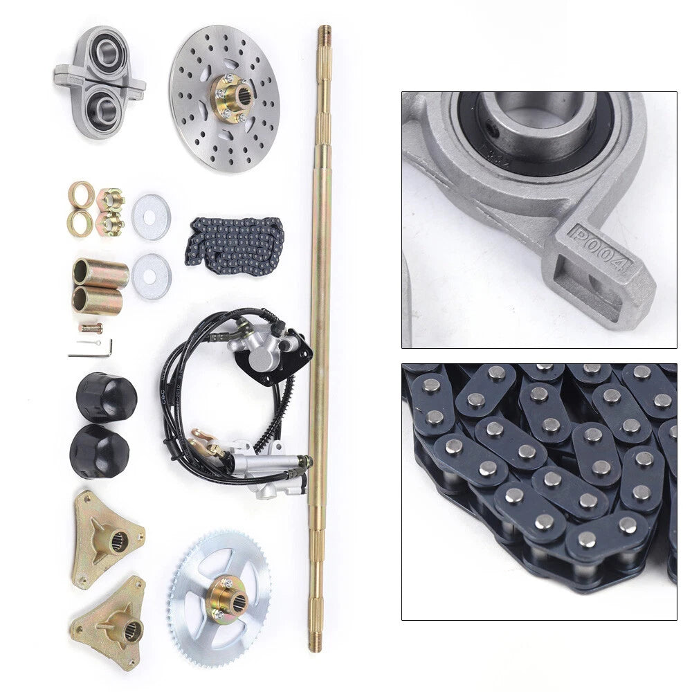 Rear Live Axle Kit for Drift Trike Go Kart