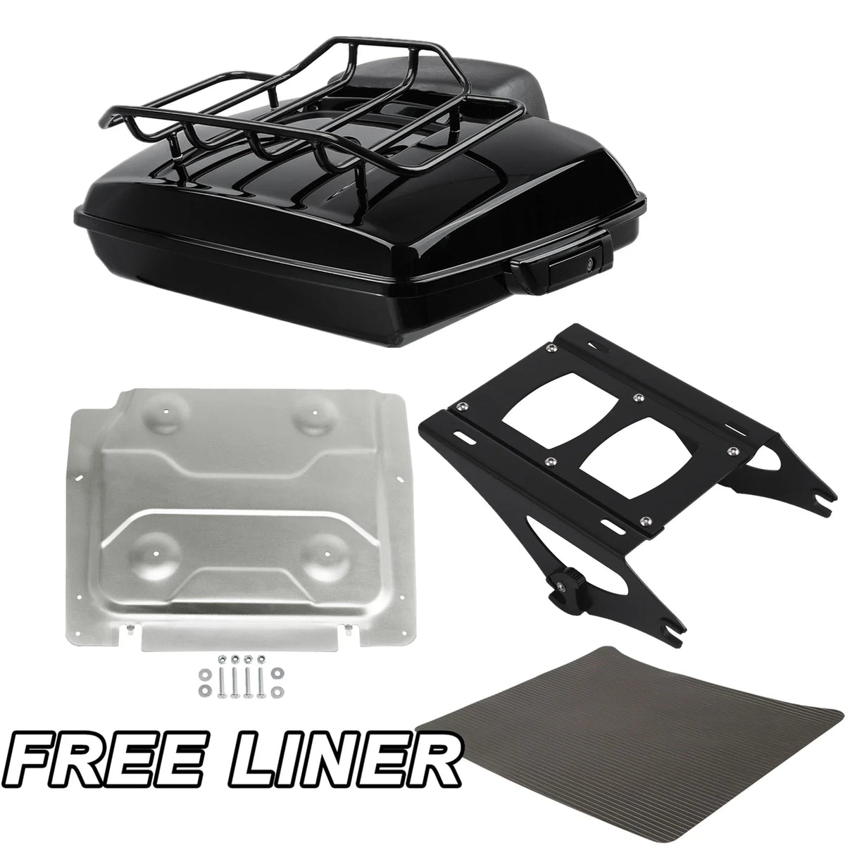 Razor Trunk Pad Mount Rack Plate for Harley Touring Road Glide (2014–2026)