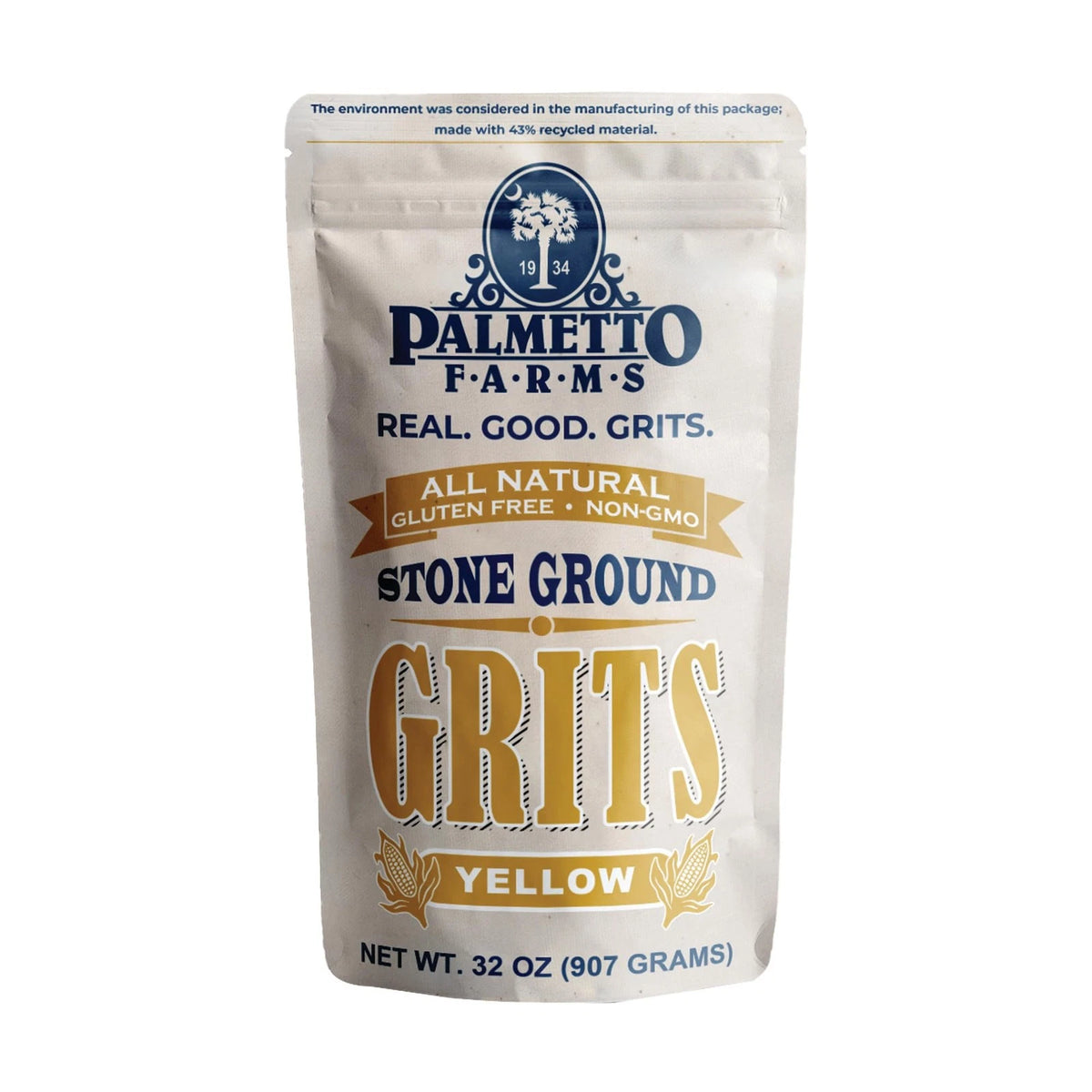 Stone Ground Yellow Grits 32 OZ (Pack of 1)