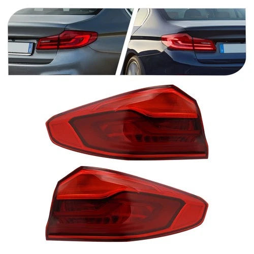 Set of 2 LED Tail Lights for BMW 530i 540i (2017–2020) 63217376470, 63217376469