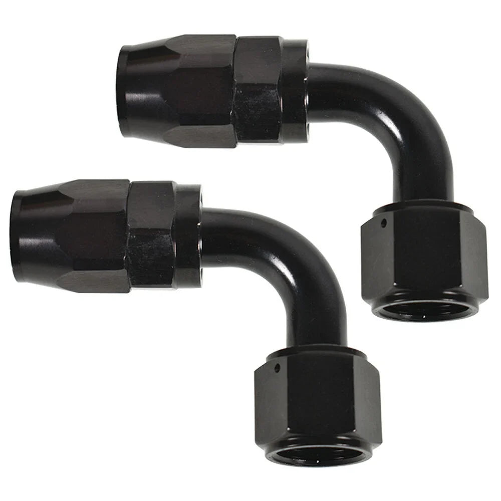 Hose End Fitting Elbow for Oil/Fuel/Air/Gas Line (90 Degree)
