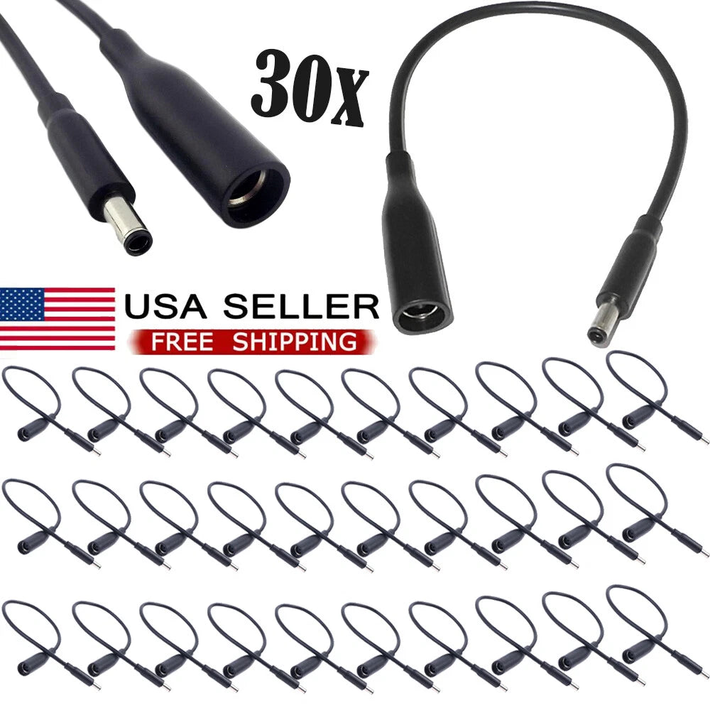 30X Power Charger Adapter Cable 7.4mm to 4.5mm for Dell Small Tips 1FT