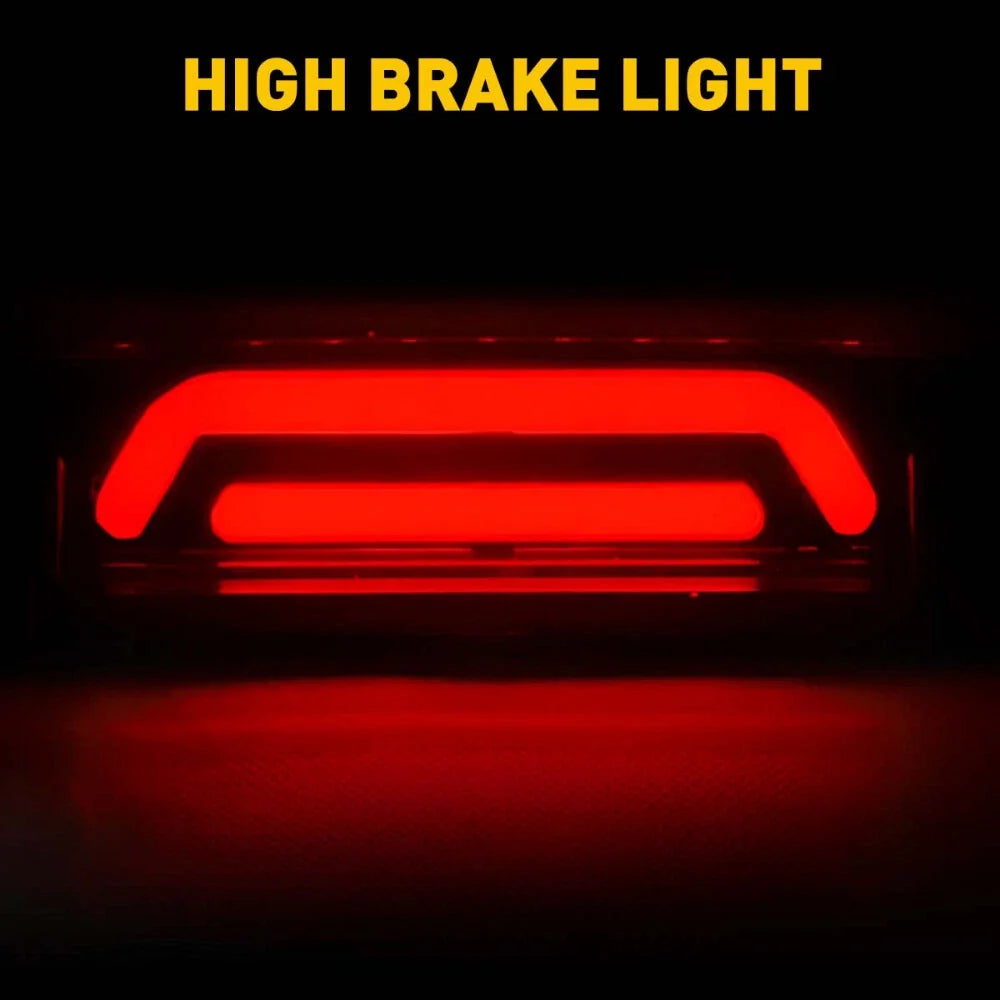 Smoked Lens Full LED High Mount Third Brake Light for Toyota Tacoma (2016–2023)