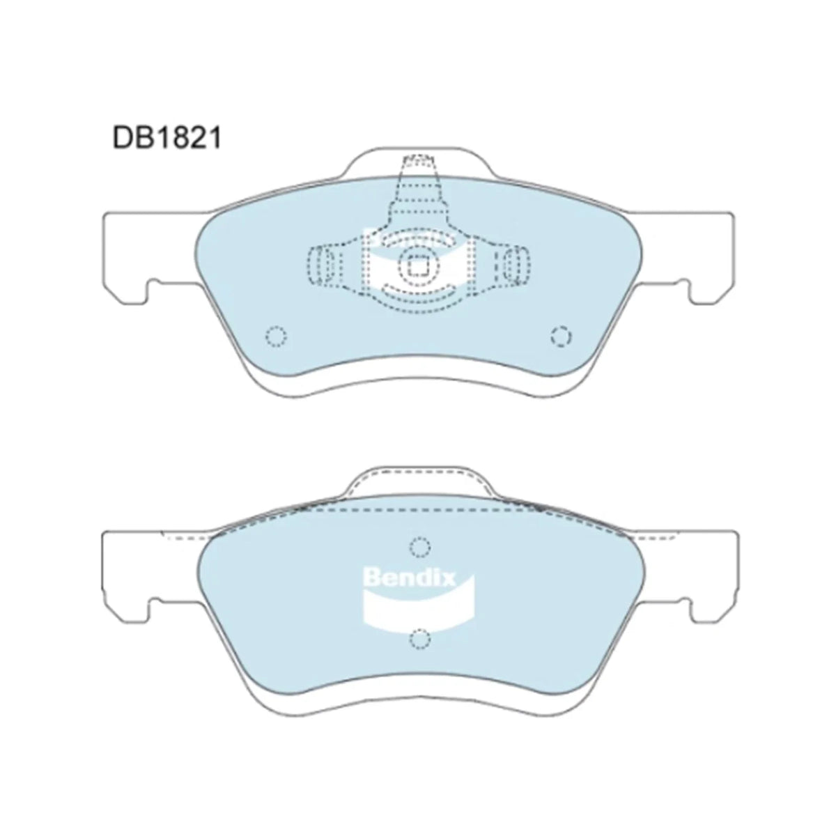 4WD Front Disc Brake Pads Set for Ford Escape (2006 - 2012)