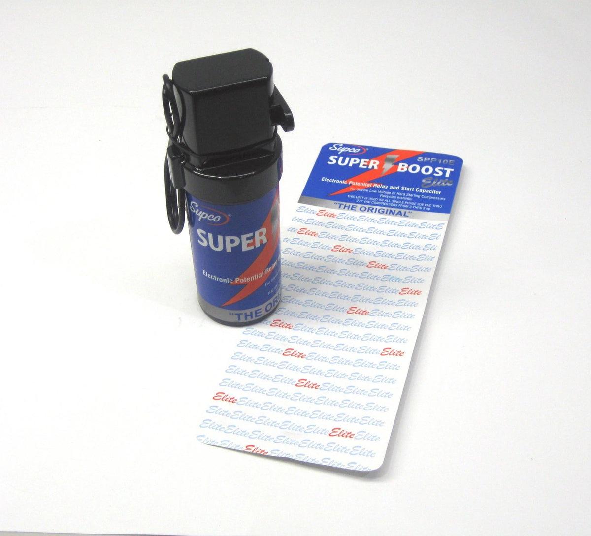 Supco SPP10E Super Boost Relay & Start Capacitor for 3 to 5 HP Motors