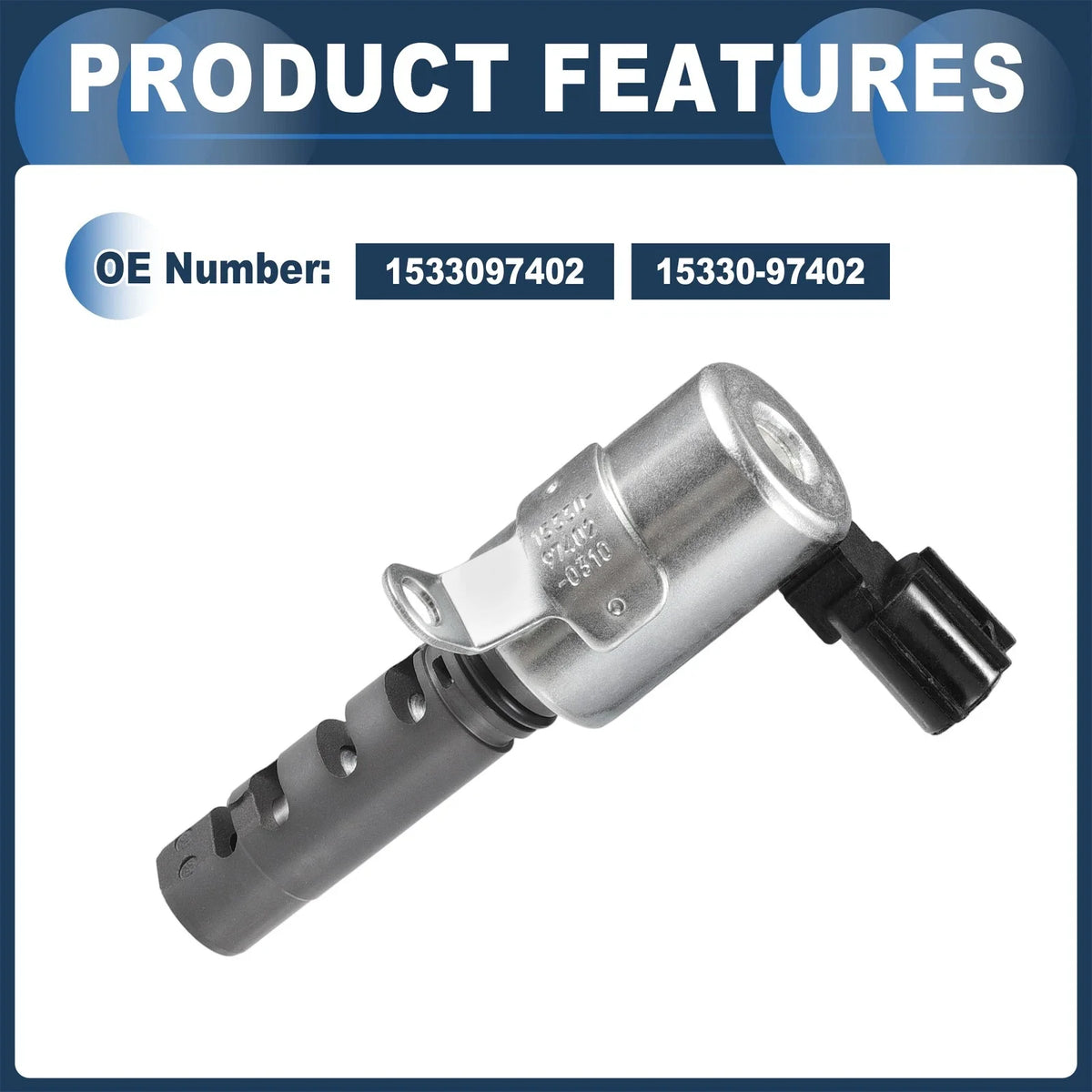 2X VVT Solenoid Valve for Toyota Avanza (No. 15330-97402)