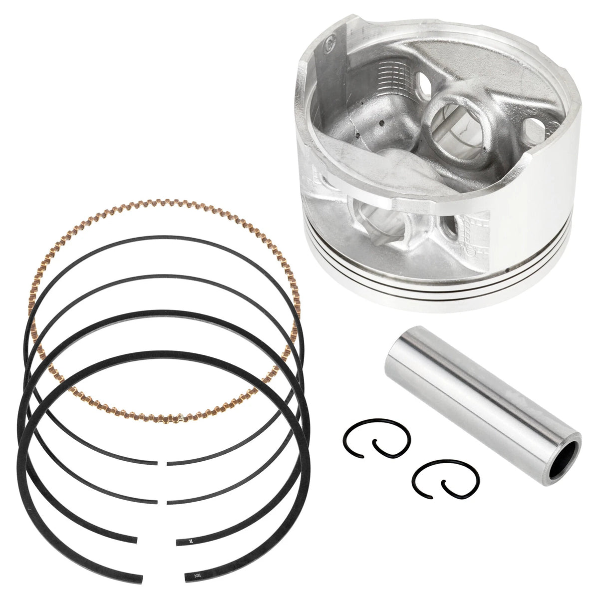 Cylinder Piston Ring for Honda TRX500FE Foreman 500 (2005–2011) PT110+PR110, 13101-HP0-A00, 13010-HP0-A01