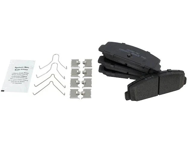 Set of 4 Rear Brake Pads for Mazda 6 (2003–2005) WC749YQ Ceramic