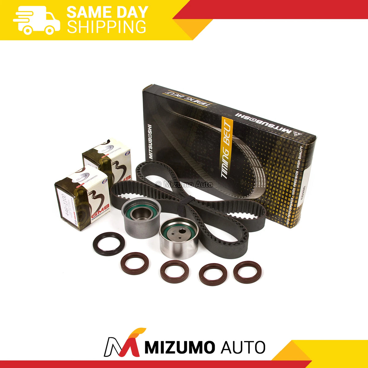 Timing Belt Kit for Mitsubishi 3000GT Dodge Stealth Turbo (1991–1999) MA-4216964075, MD193874, MD319022, MD140071, MO4777017