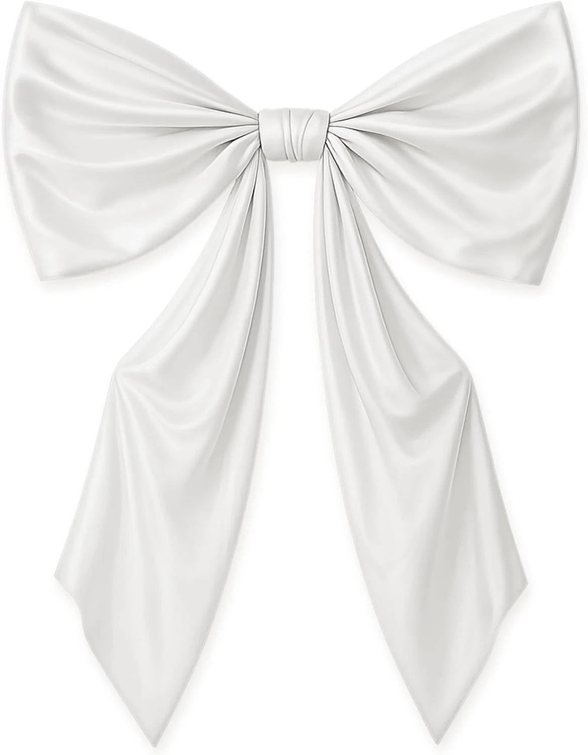 Large White Bow Decor for Baby Shower Backdrop (43 x 24 Inches)