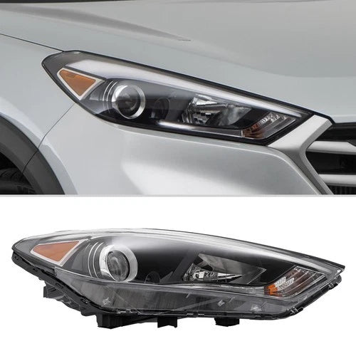 Set of 2 Halogen Headlights for Hyundai Tucson (2016–2018)