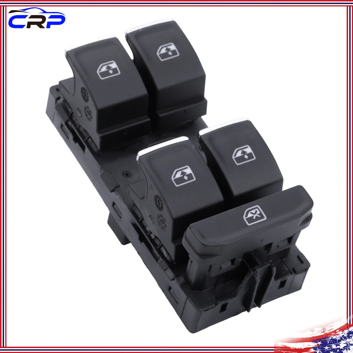 Front Left Window Regulator Switch for VW Atlas (2018–2023) 5G0-959-857-E-WZU